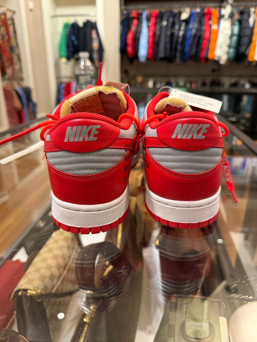 Nike Dunk Low 'Off-White
University Red'