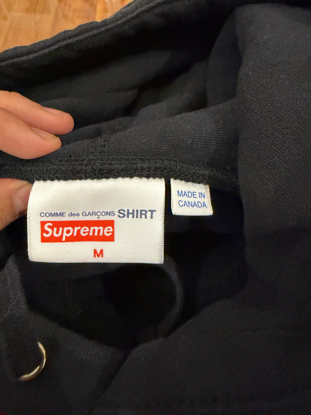 Supreme x CDG Box Logo
Hoodie - Black