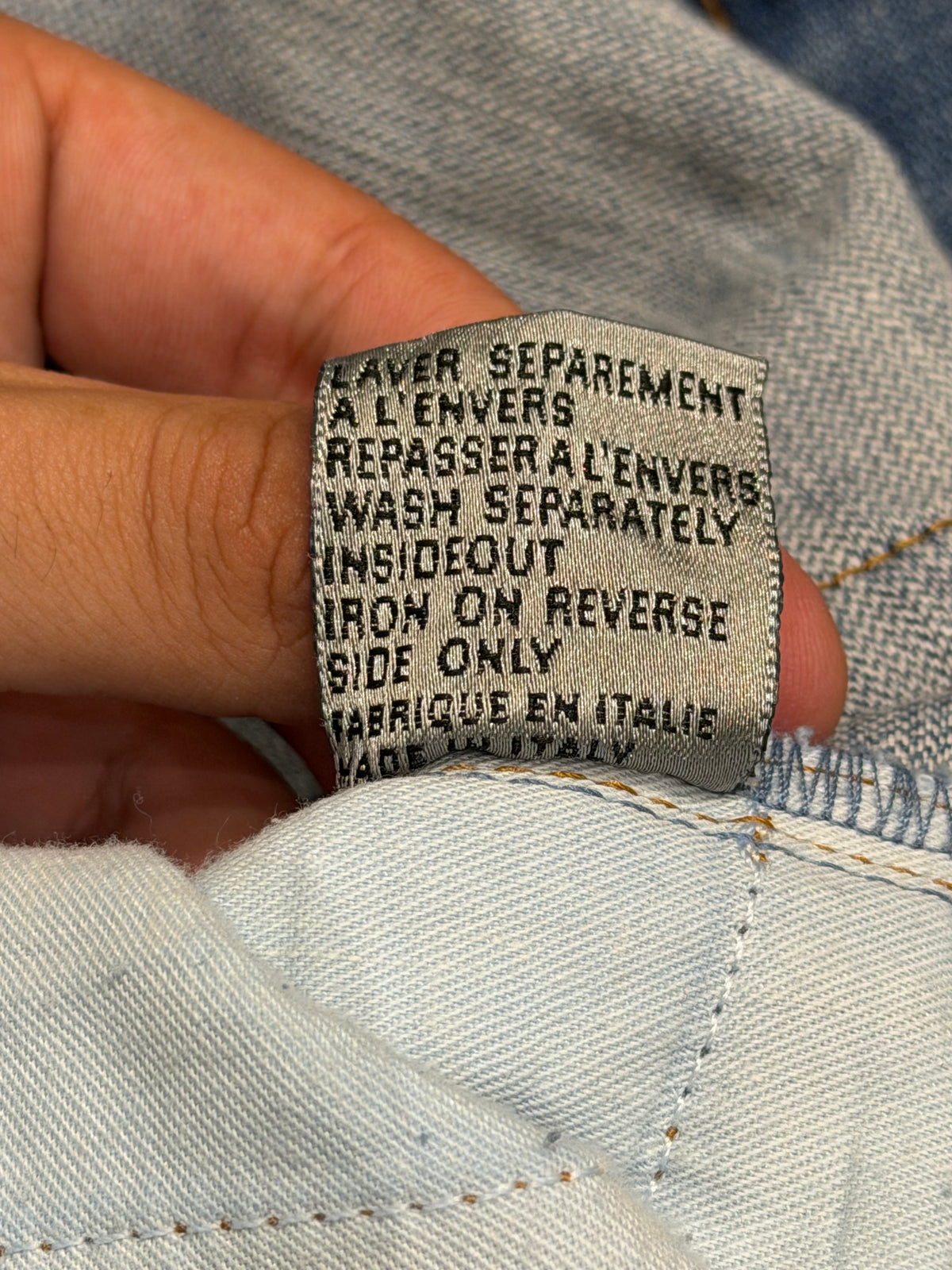 Dior Homme SS10 Wildcat Painter Denim Jeans By Kris Van Assche