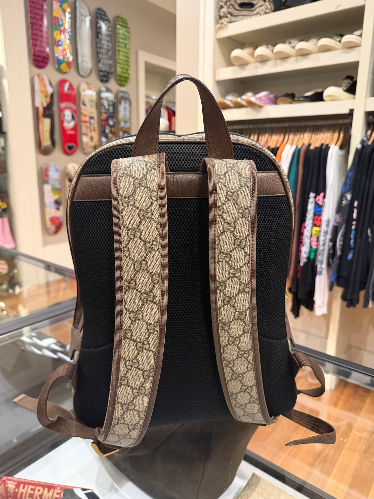 Gucci GG Supreme Ophidia Medium Backpack