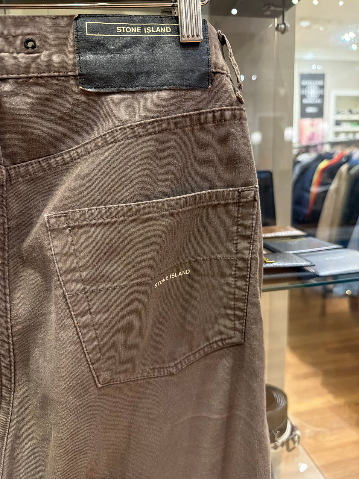 Stone Island Khaki Pants Brown