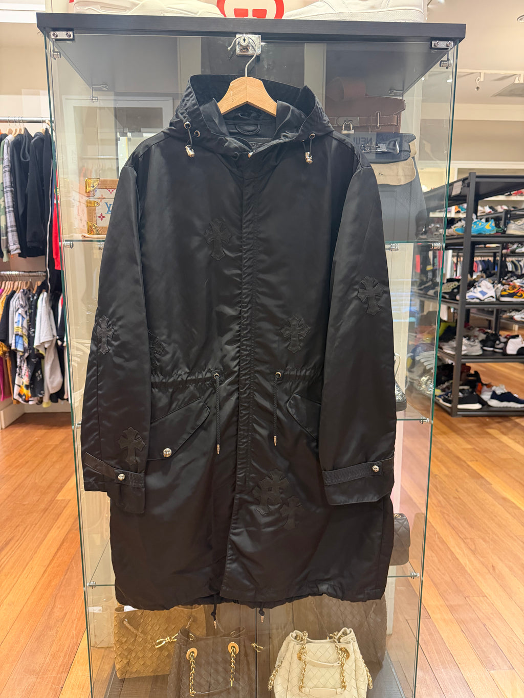 Chrome Hearts Cross Patch Parka - Black