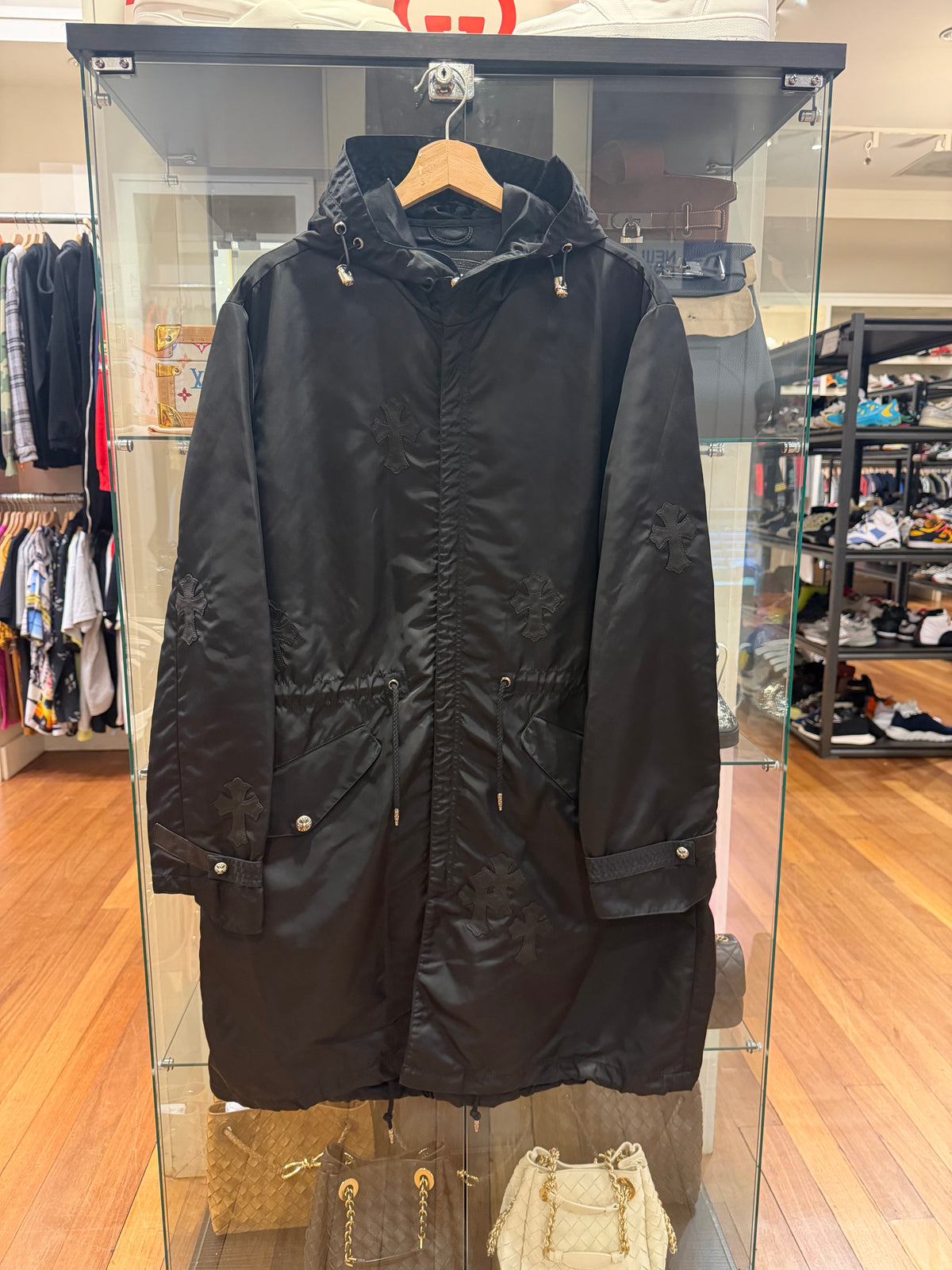 Chrome Hearts Cross Patch Parka - Black