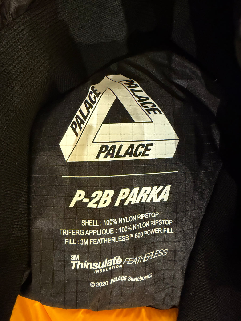 Palace P-2B Parka - Black
