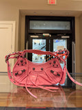 Balenciaga Le Cagole Mini Leather Bag - Pink
