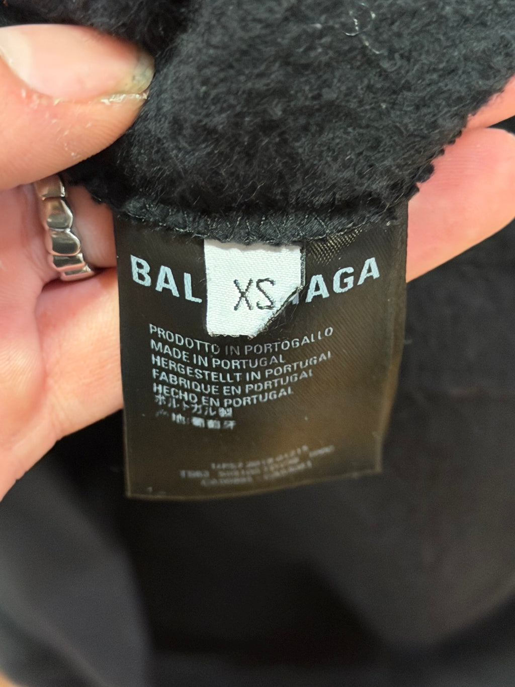 Balenciaga Speedrunners Zip Up Hoodie - Black