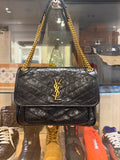 Saint Laurent Niki Medium Vintage Leather - Black