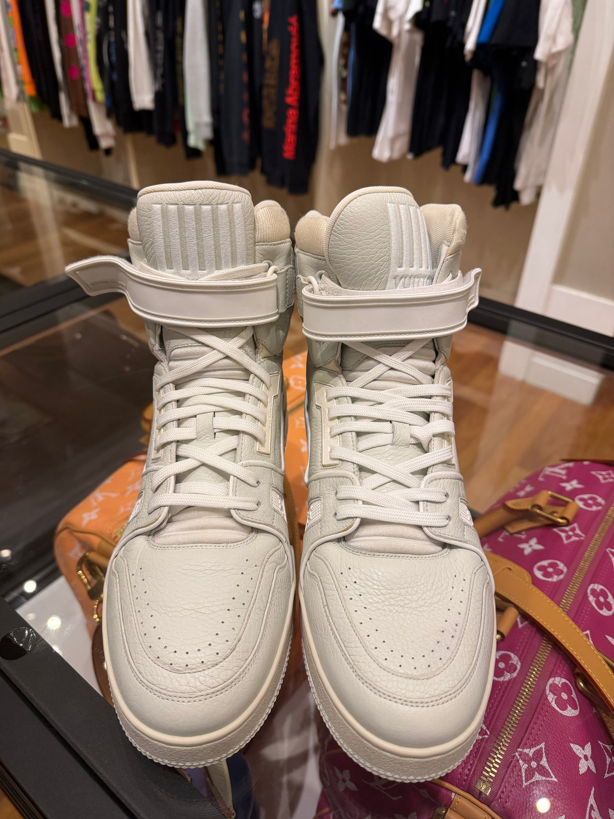 Louis Vuitton Trainer High Top - Grey/White