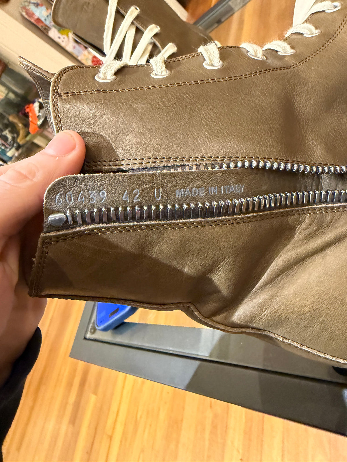 Rick Owens Ramone High School- Brown Leather