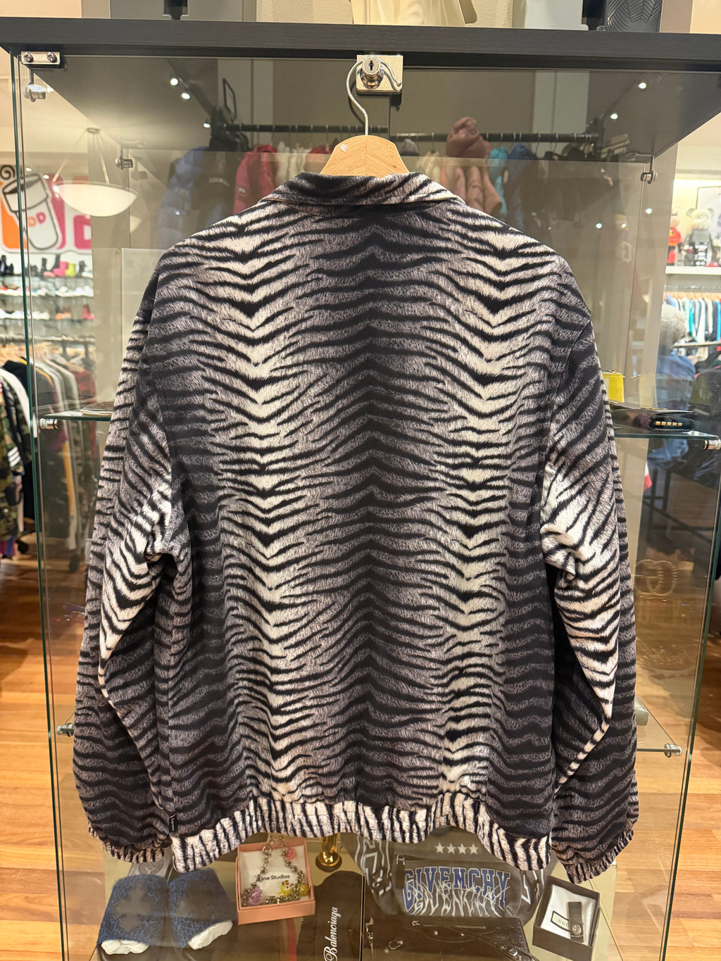 Supreme Tiger Stripe Zip Up