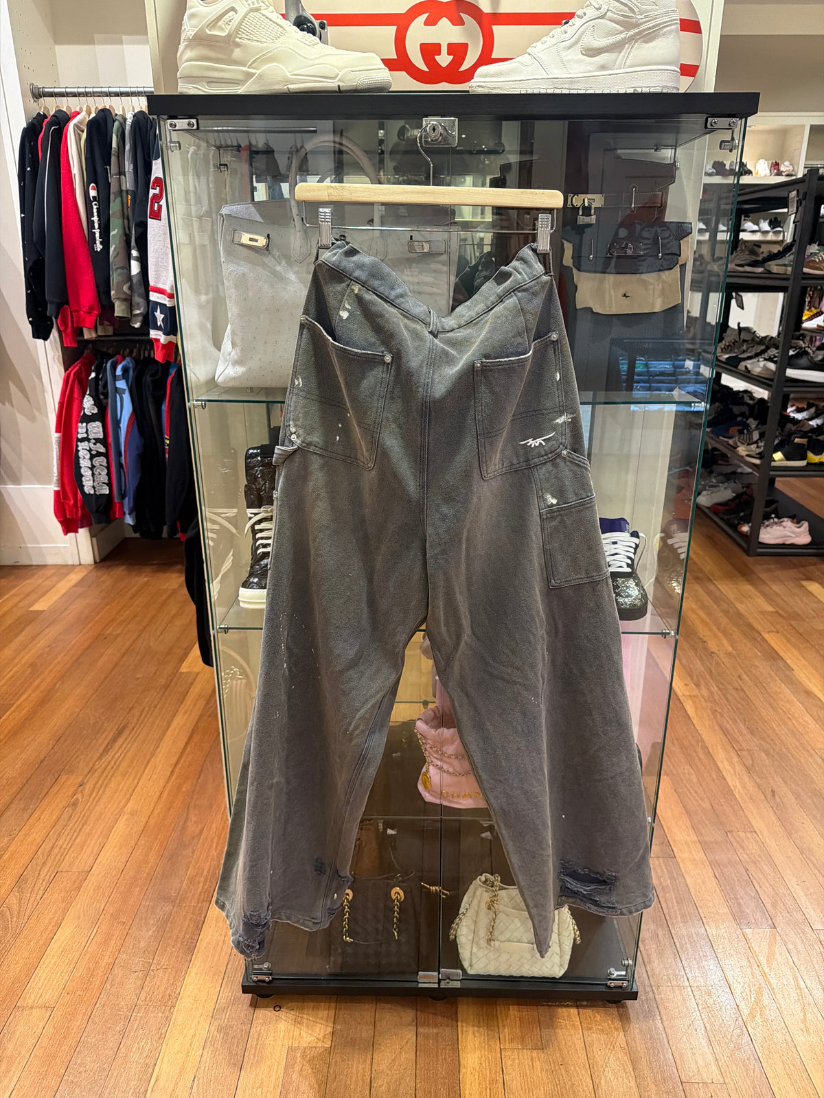 HMDD Double Knee Distressed Carpenter Pants