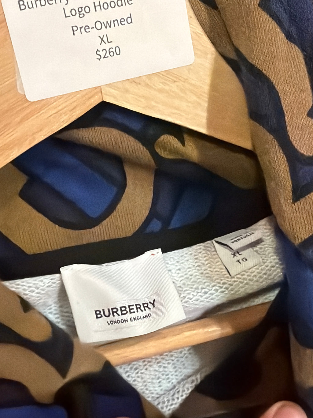 Burberry Manslow Multi TB Logo Hoodie