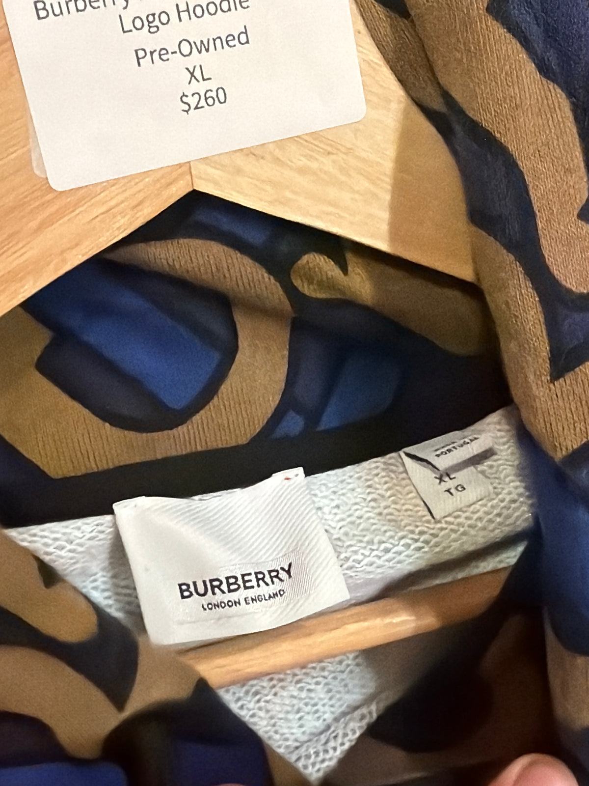 Burberry Manslow Multi TB Logo Hoodie