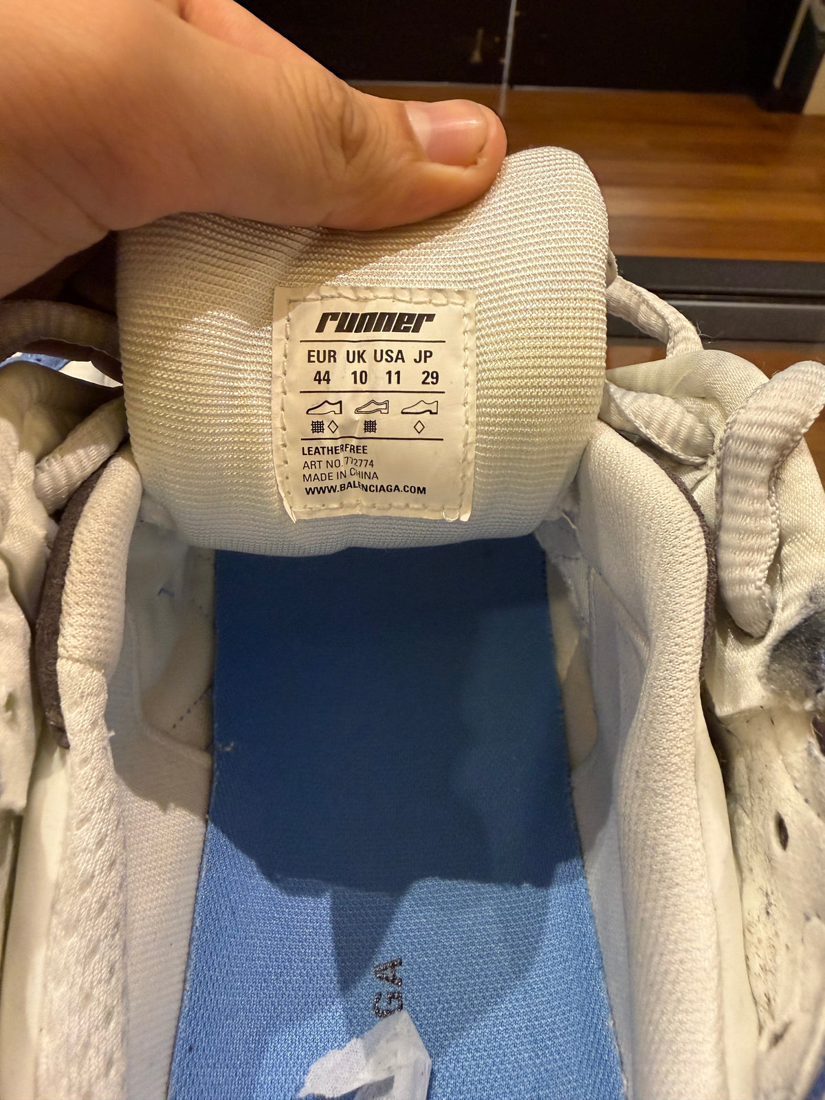 Balenciaga Runner - Blue/White/Grey