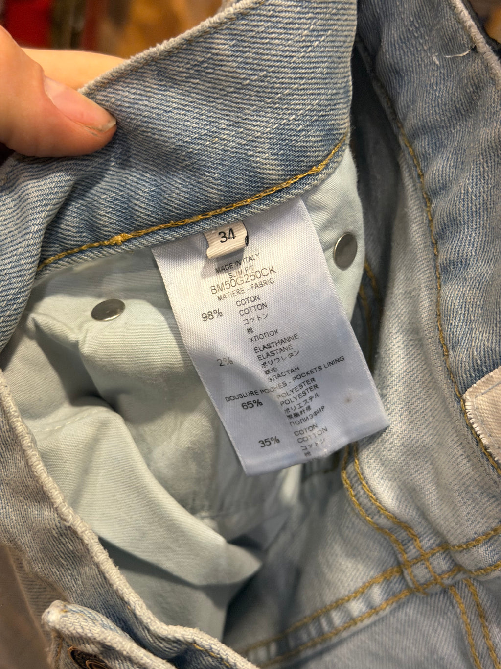 Givenchy Distressed Jeans - Light Wash