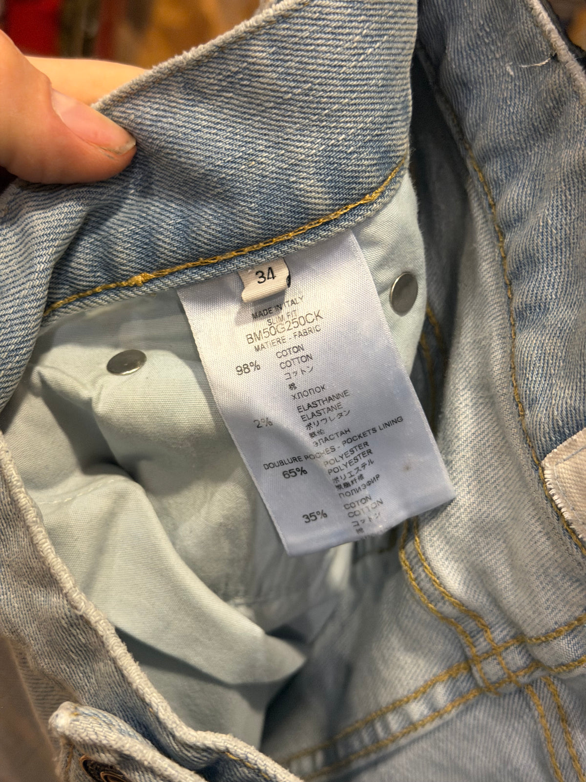 Givenchy Distressed Jeans - Light Wash