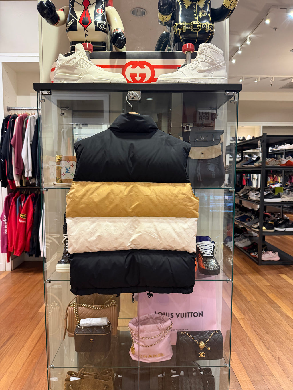 Louis Vuitton Tricolor
Monogram Nylon Puffer Vest