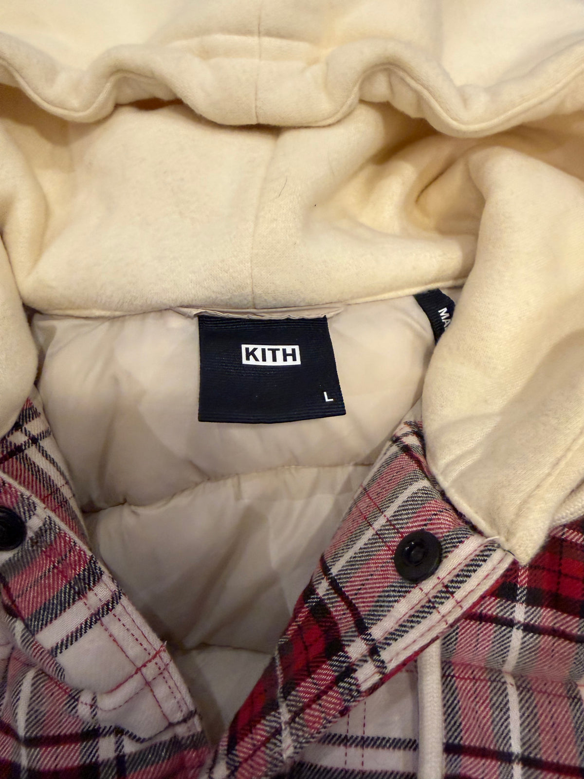 Kith Sterling Quilted Puffer
Pyre - Plaid Red
