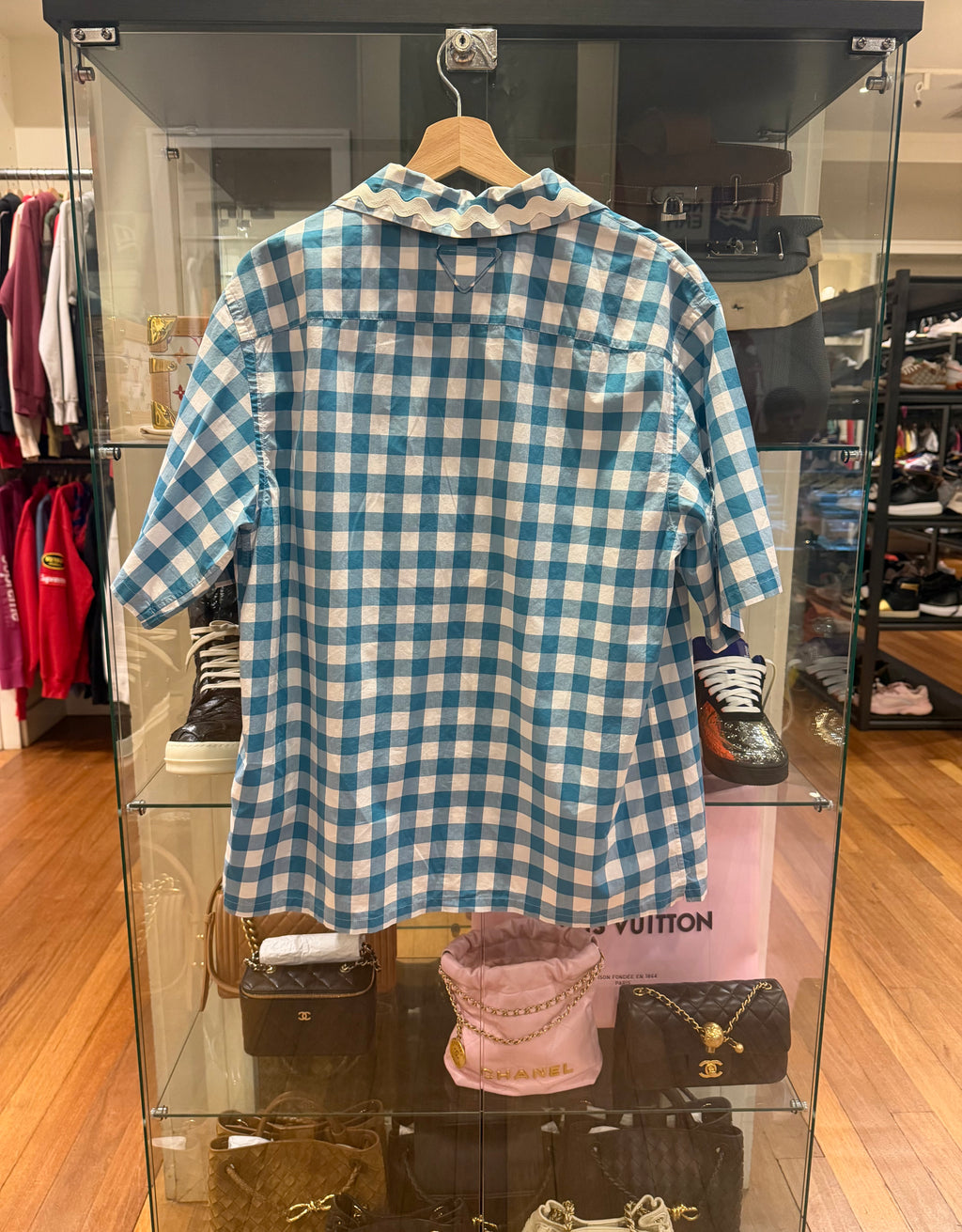 Prada Gingham Short Sleeve
Button Up