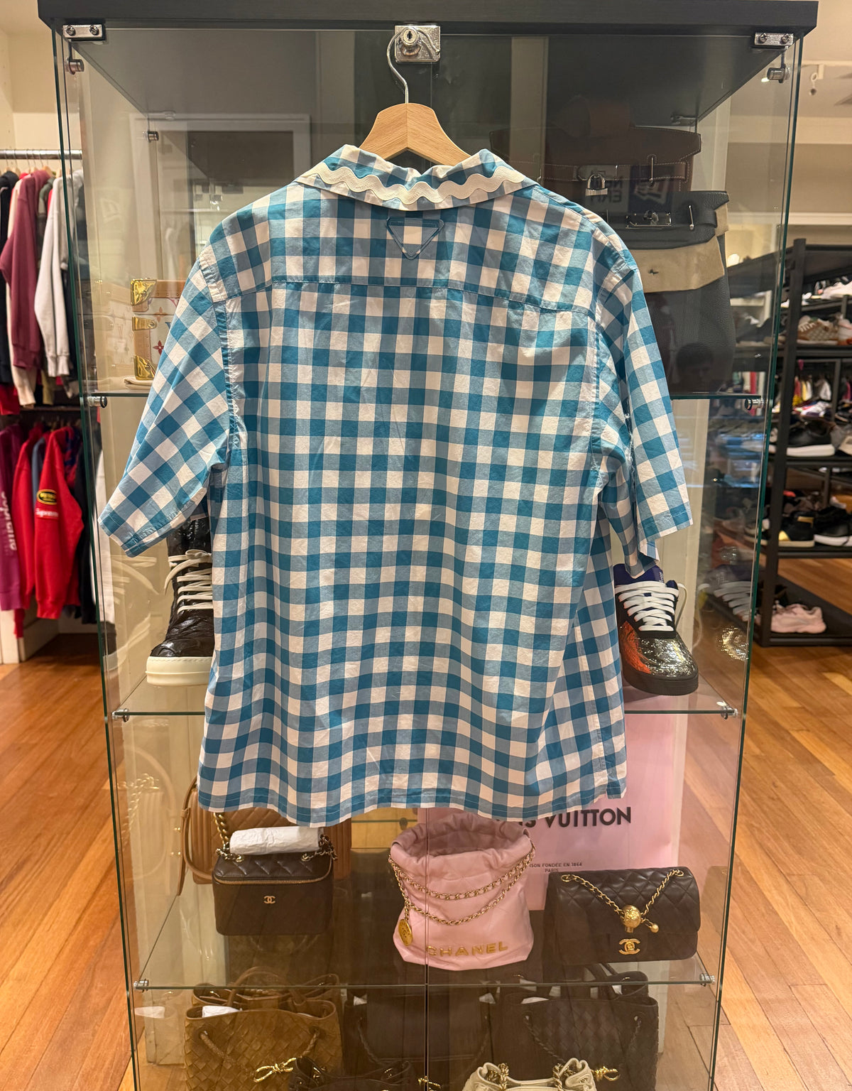 Prada Gingham Short Sleeve
Button Up