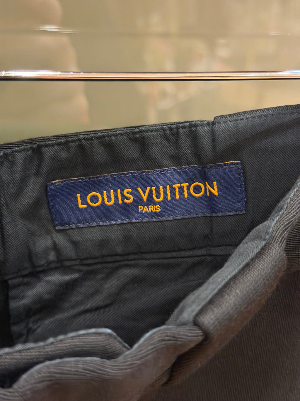 Louis Vuitton Chino Wool Formal Pants - Black