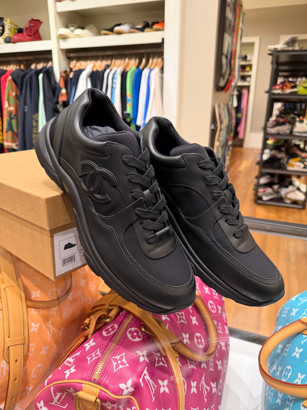 Chanel Trainer Sneakers - Black