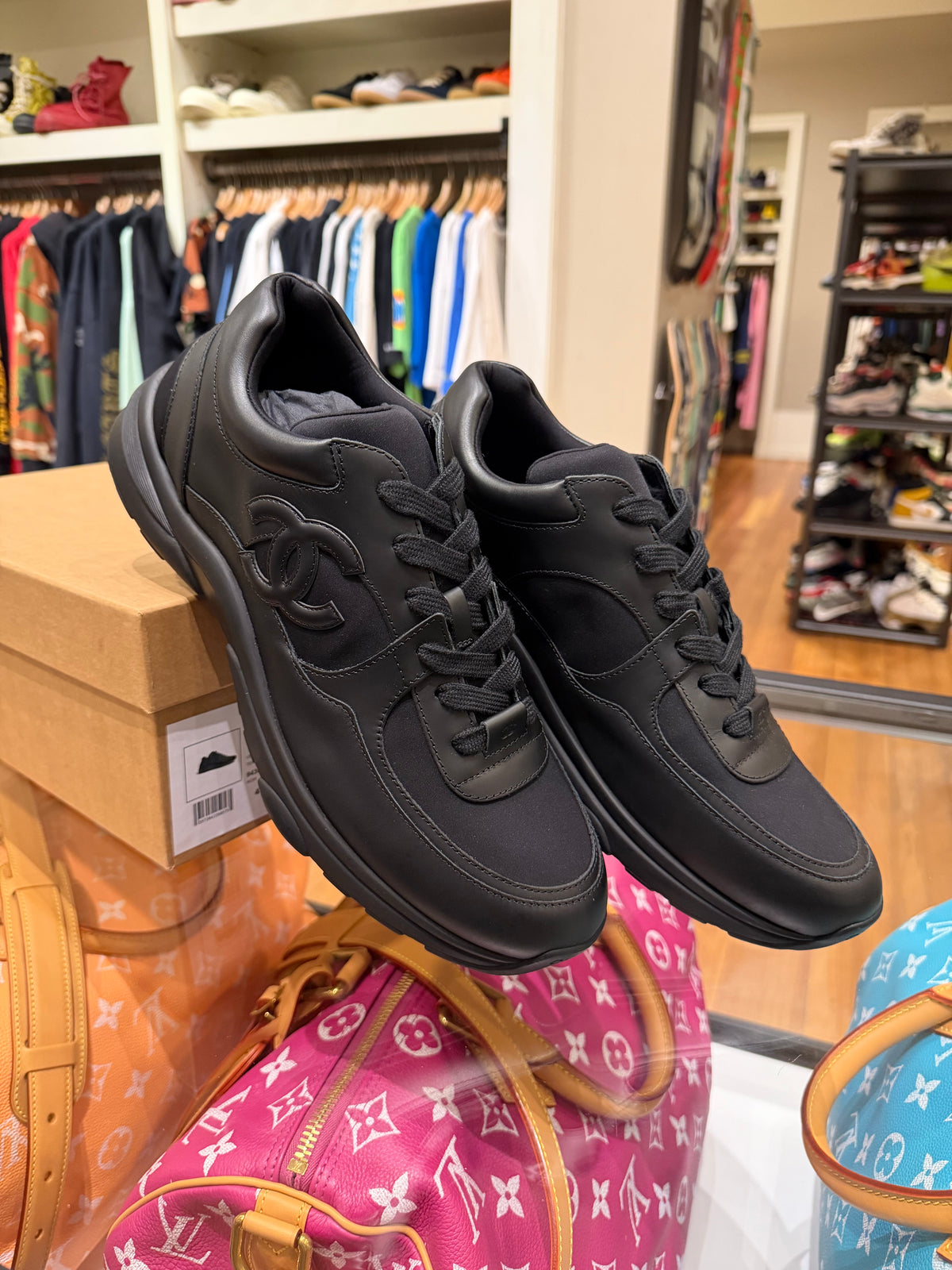 Chanel Trainer Sneakers - Black