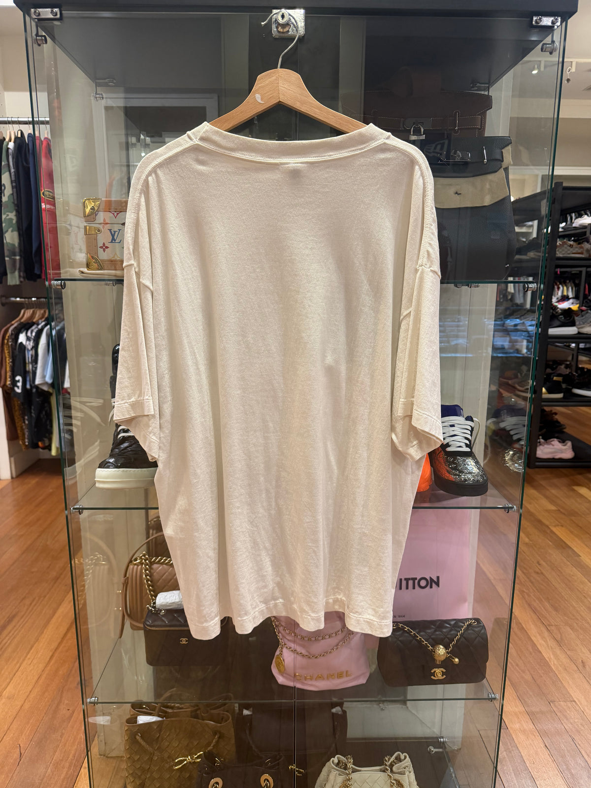 Saint Michael 'Sit Down' Tee -
White