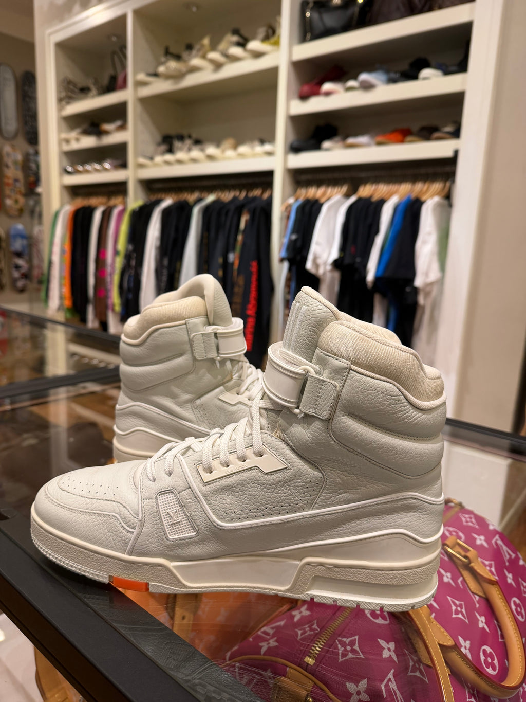 Louis Vuitton Trainer High Top - Grey/White