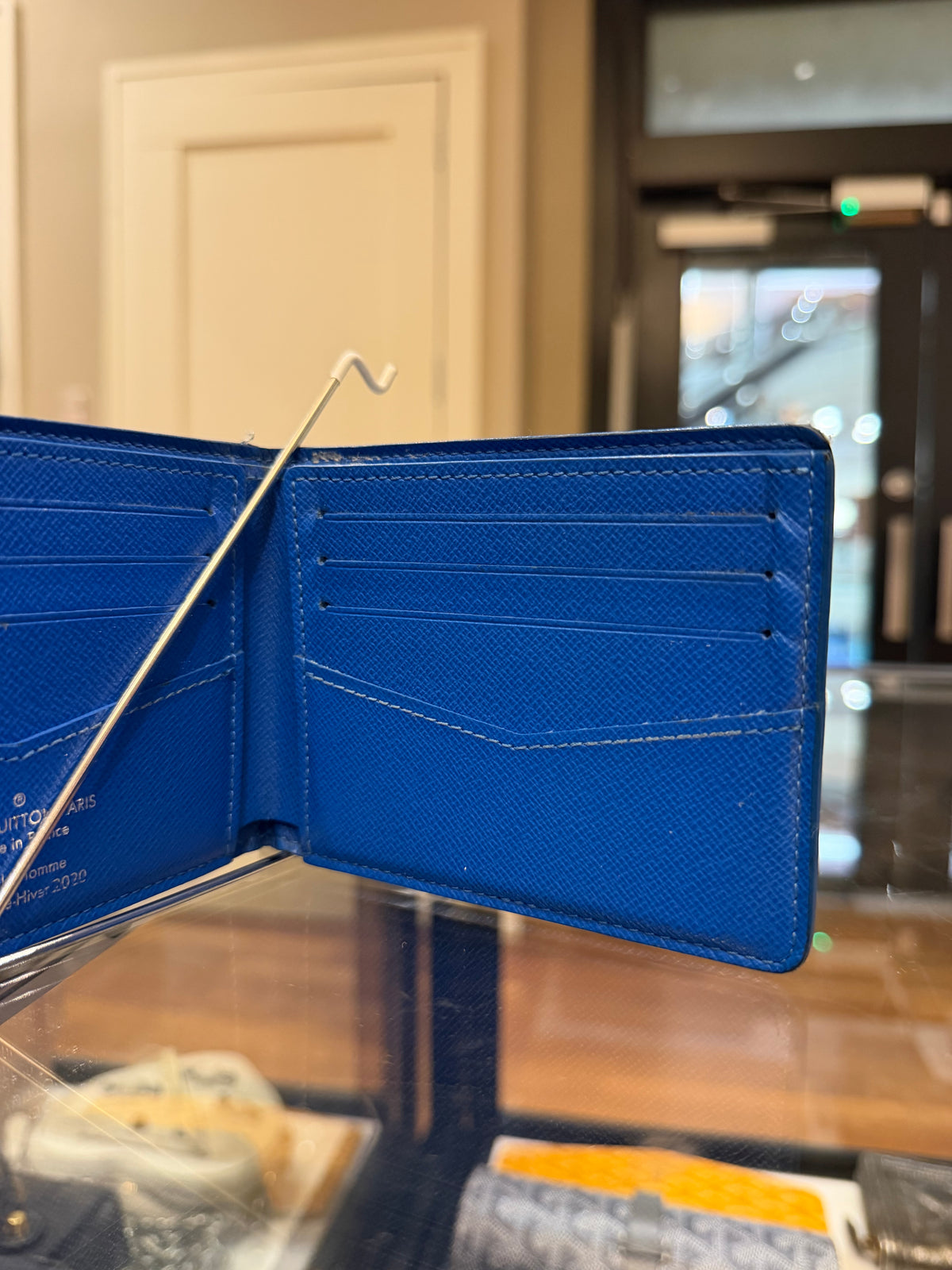 Louis Vuitton Slender Wallet Clouds Monogram - Blue