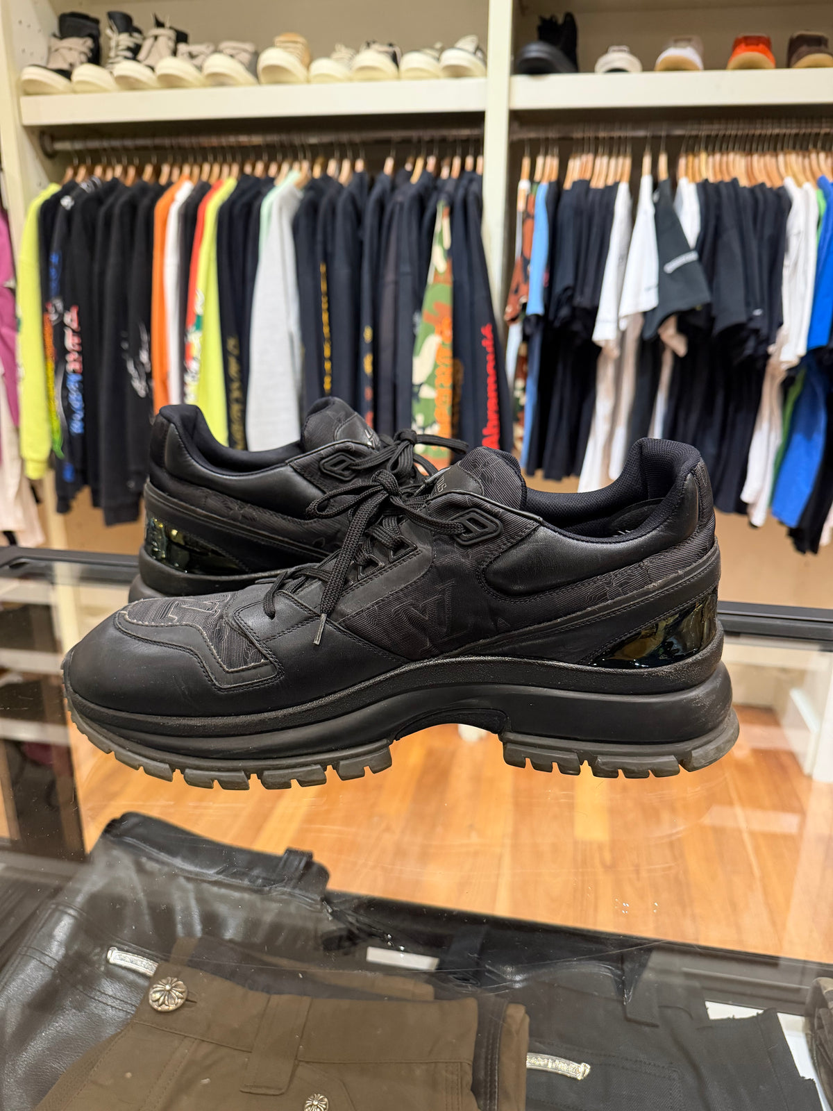 Louis Vuitton 2054 LV Trail Line Sneaker - Triple Black