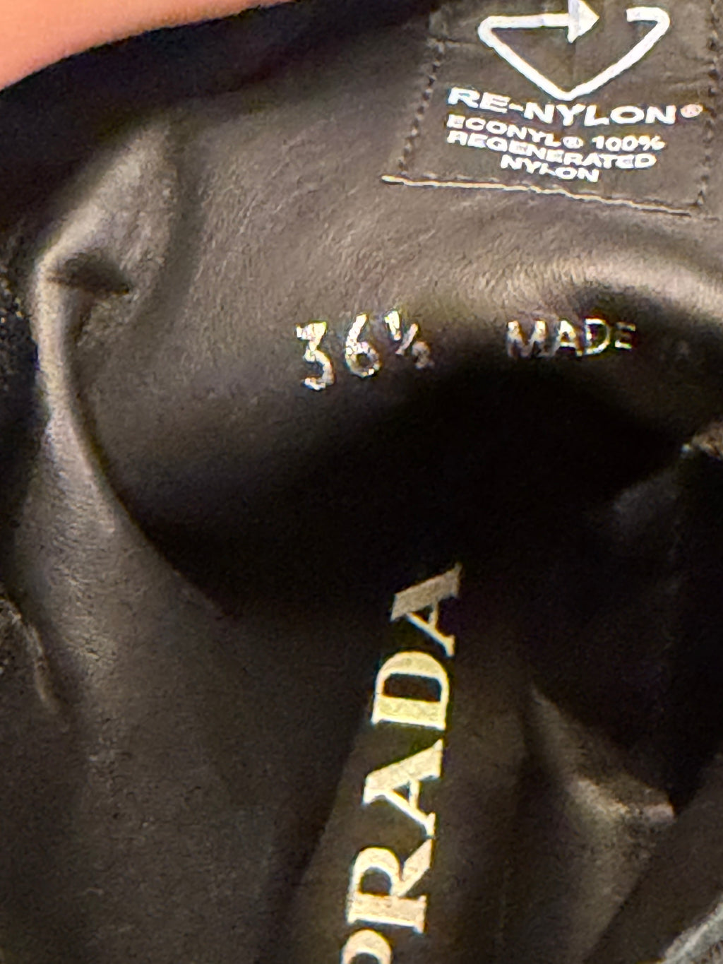 Prada Ankle Strap Nylon Moto Boots