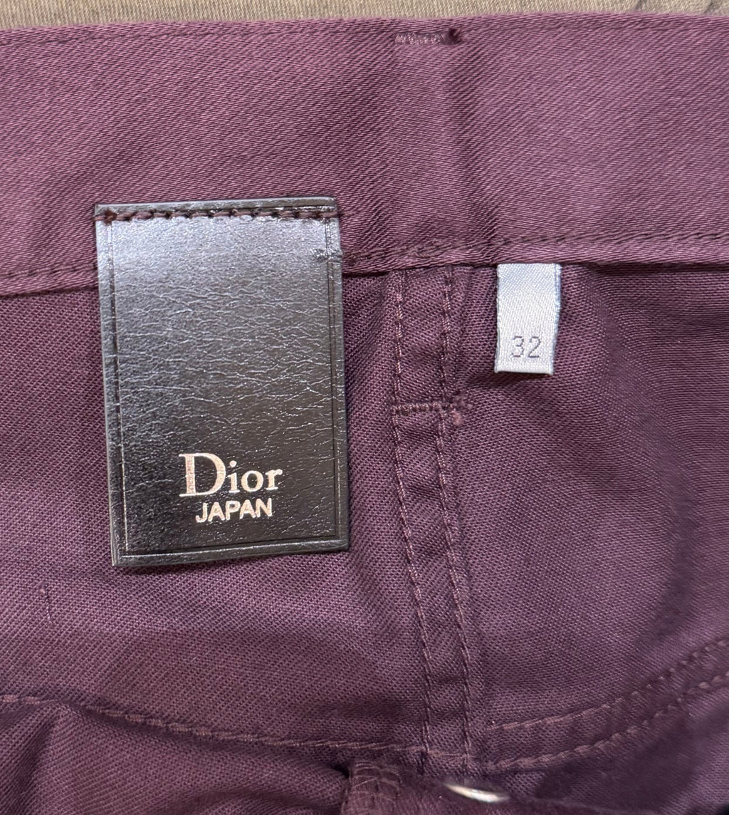 Dior Homme AW11 Stretch ‘Super Slender’ Pants - Burgundy