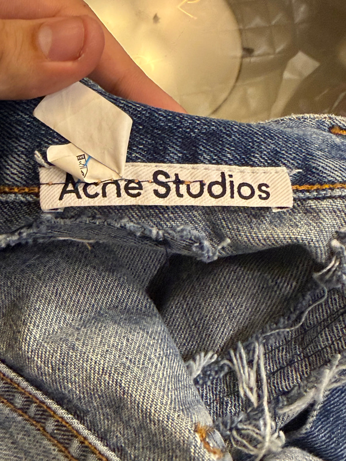 Acne Studios Blue Printed
Button Jeans