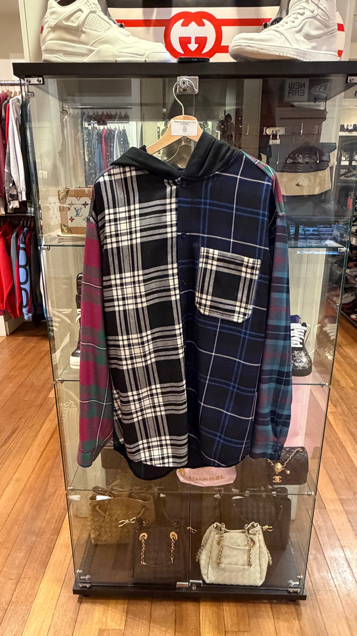Alexander Wang Multi Plaid Overshirt