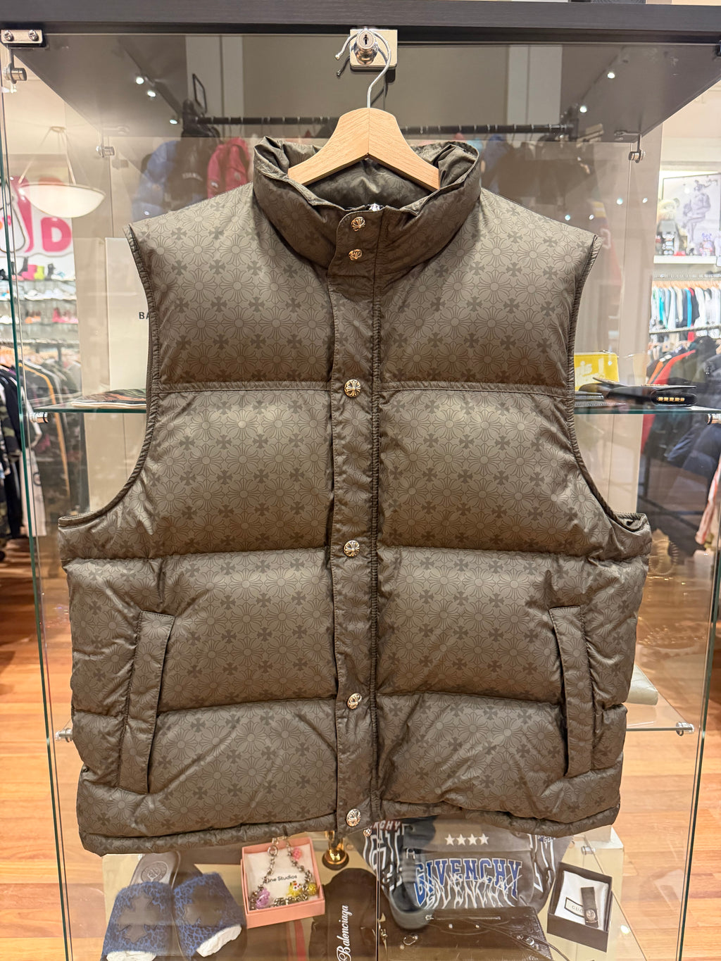 Chrome Hearts Monogram Down Puffer Vest