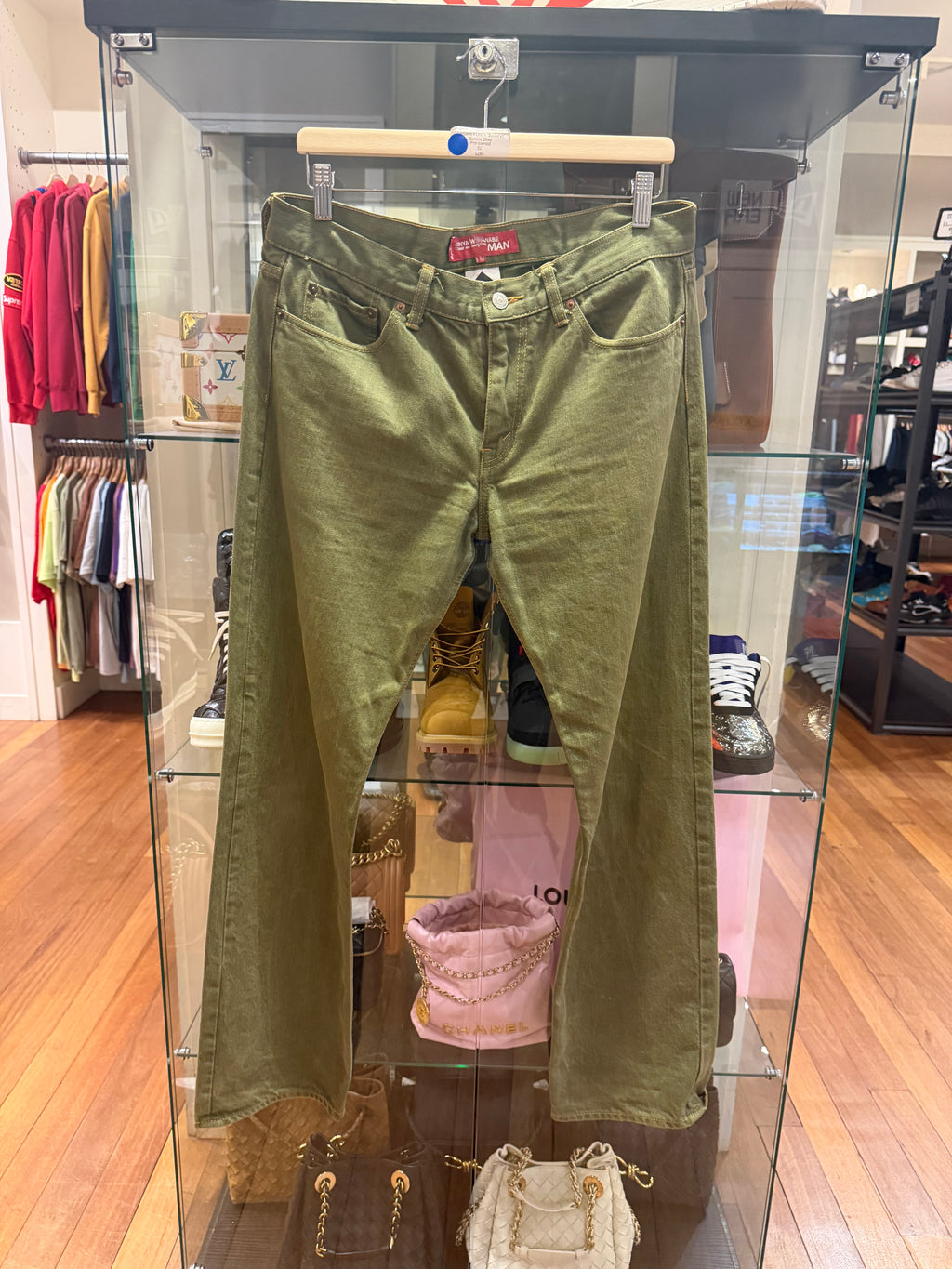 2006 Junya Comme Des Garçons x Levi’s ‘Bullseye’ Denim - Olive