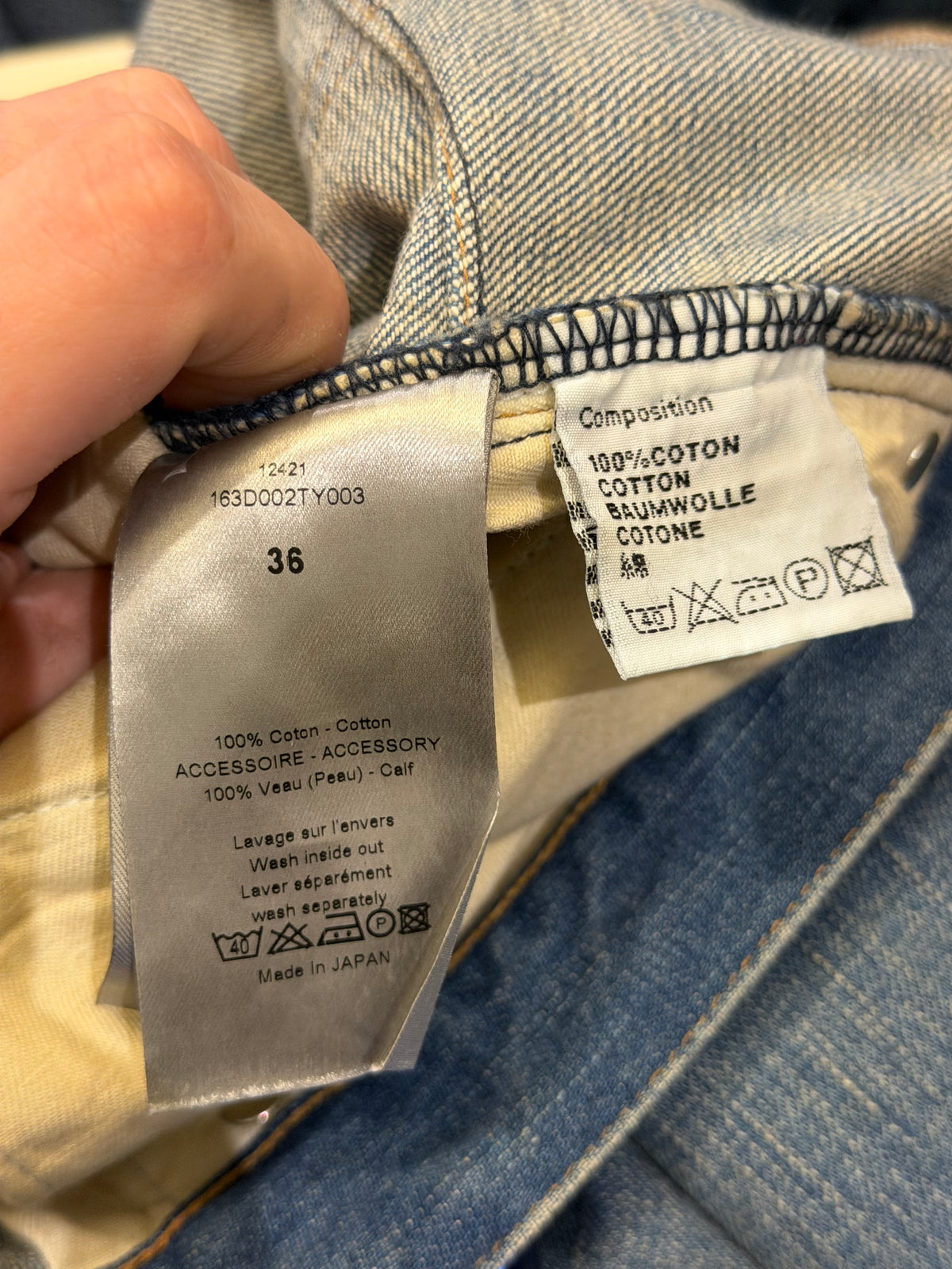 Dior Homme AW11 ‘Trat Quart’ Denim Jeans