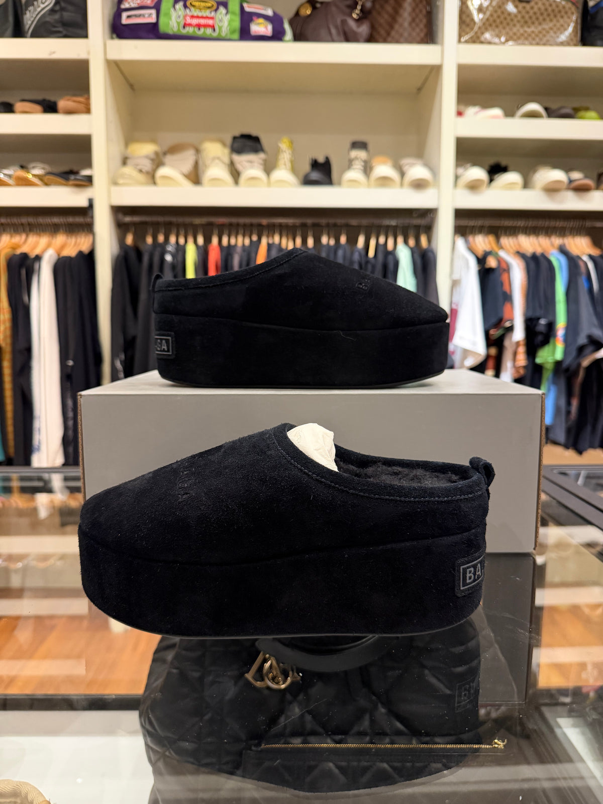 Balenciaga Soft Platform Mule - Black