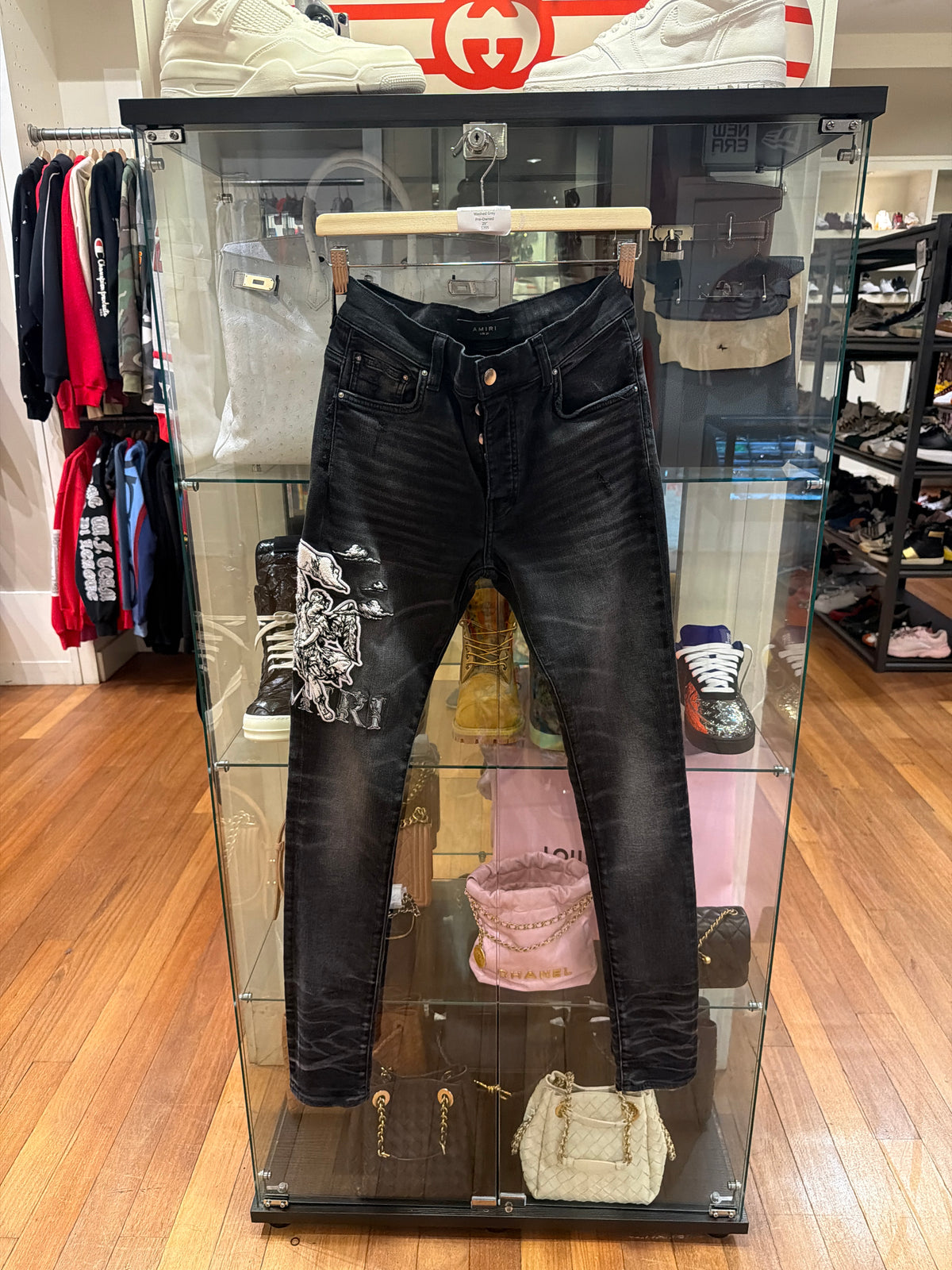 Amiri Cherub Skinny Jeans - Washed Grey