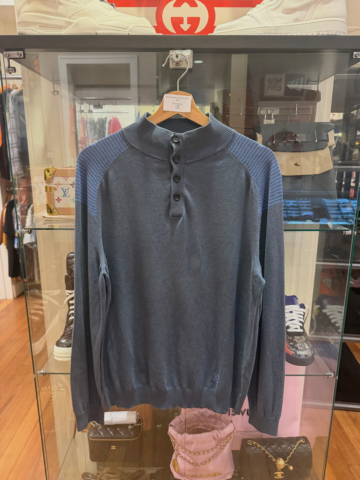 Louis Vuitton Polo LS Shirt -
Blue