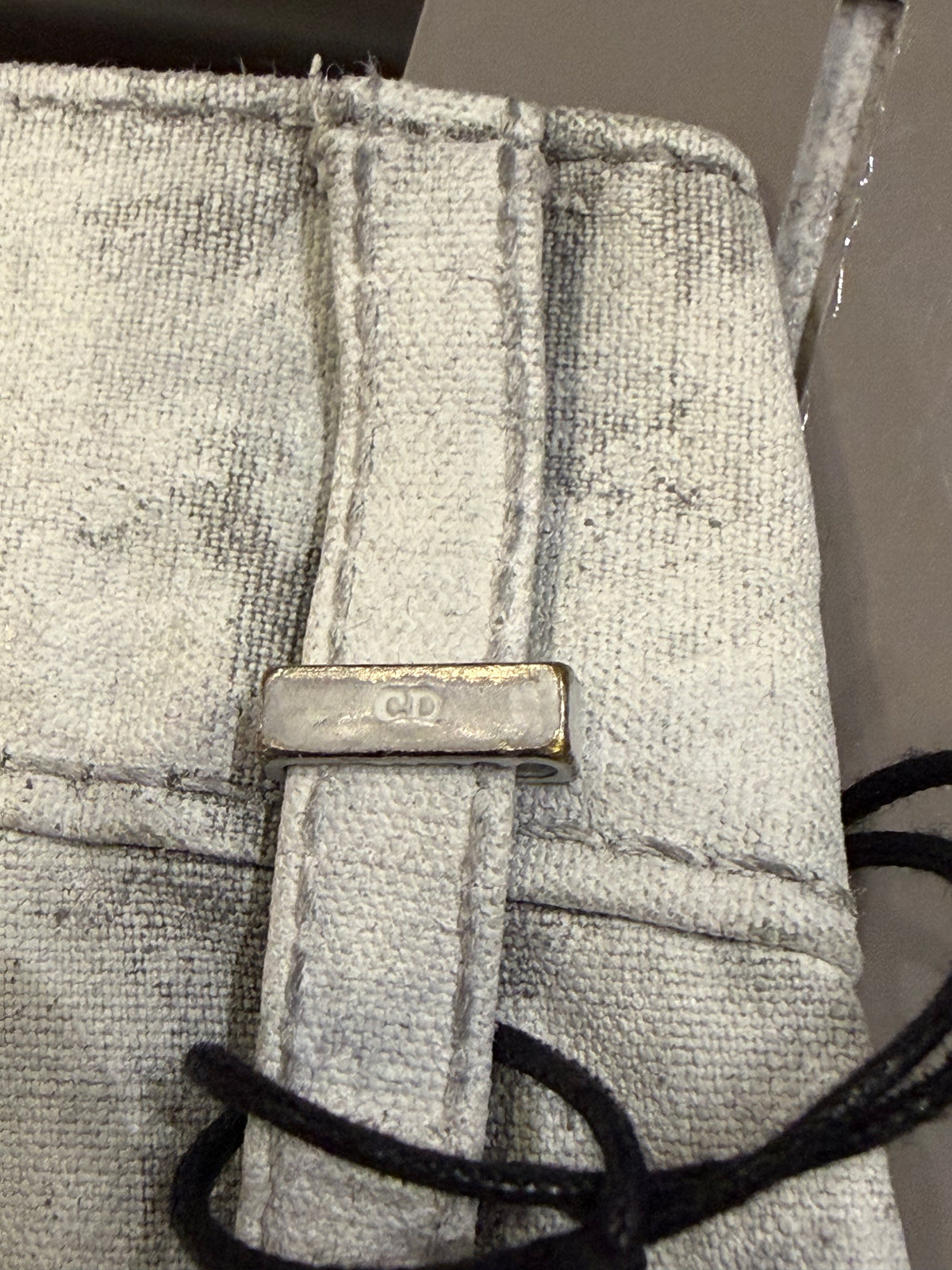 Dior Homme SS06 White Paint Denim Jeans By Hedi Slimane