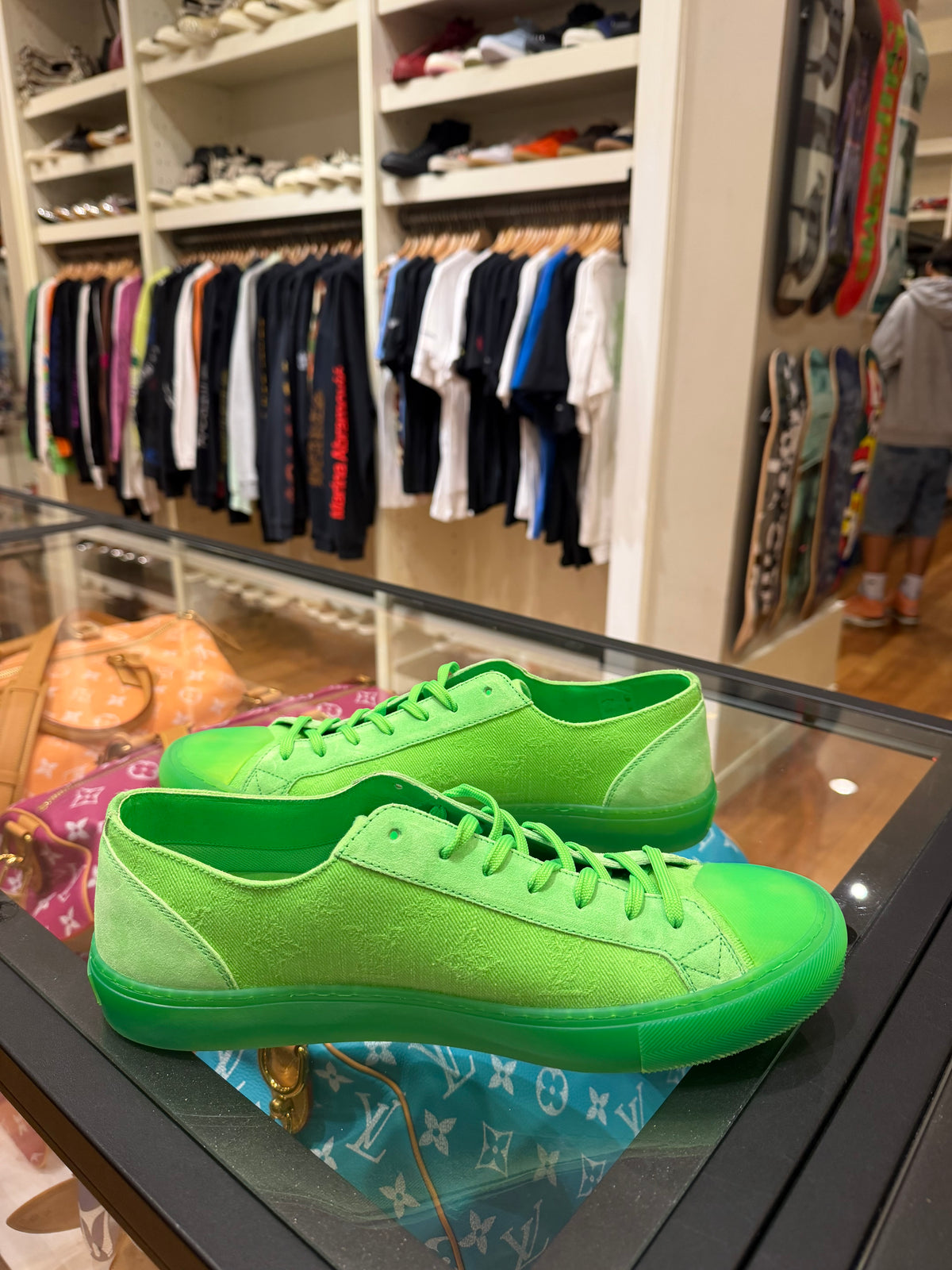 Louis Vuitton Tattoo Low Sneakers - Green