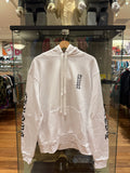 Chrome Hearts Vertical Logo Hoodie - White