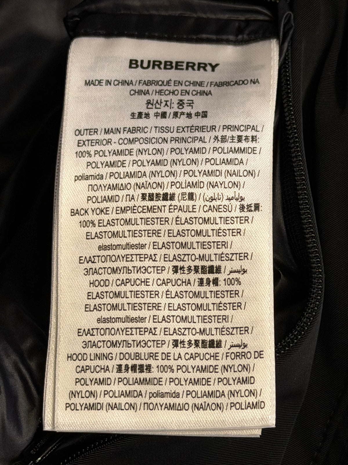 Burberry Down Jacket