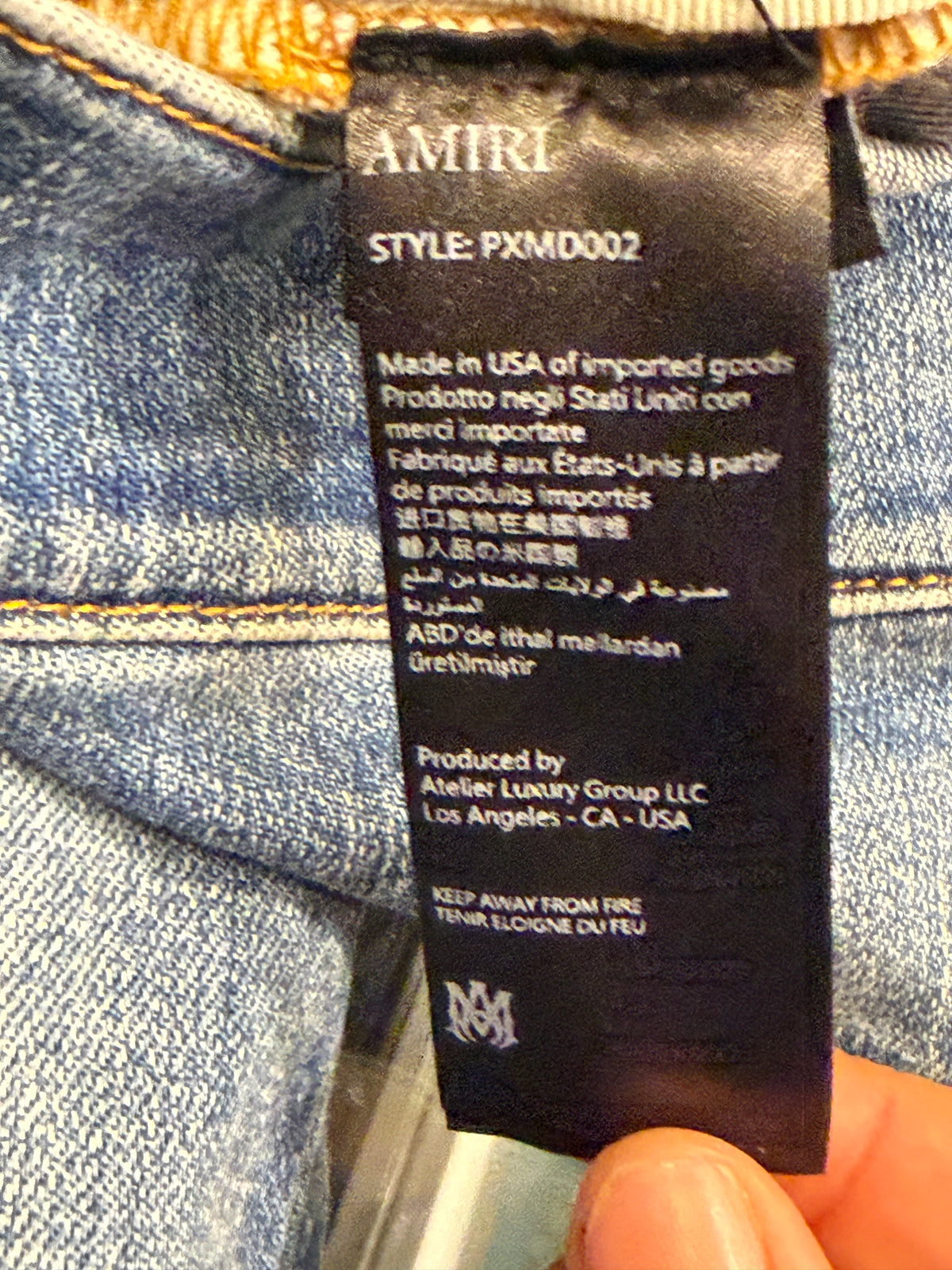 Amiri Slim Jeans - Indigo