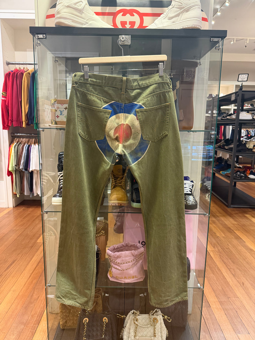 2006 Junya Comme Des Garçons x Levi’s ‘Bullseye’ Denim - Olive