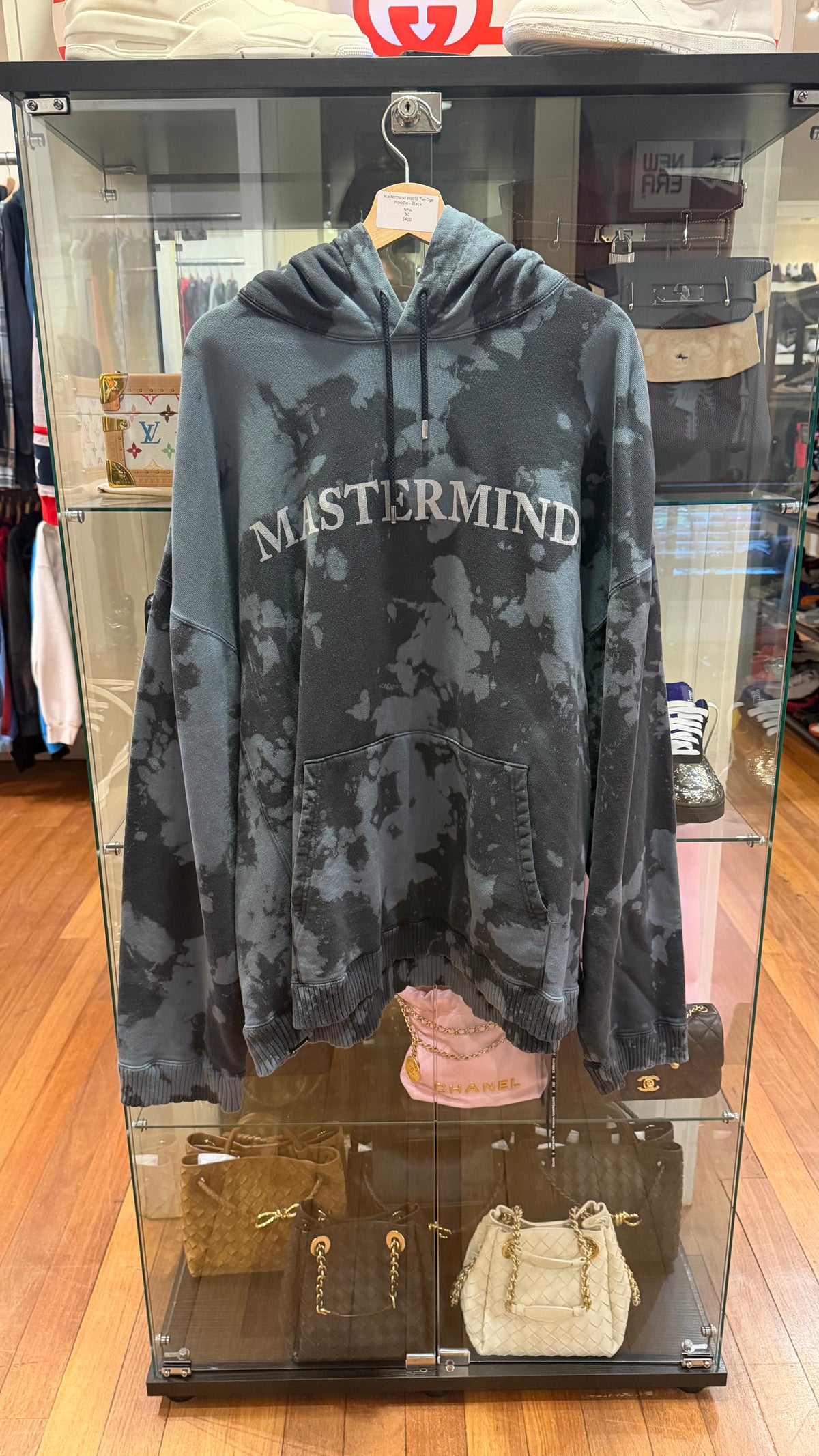Mastermind World Tie-Dye Hoodie - Black