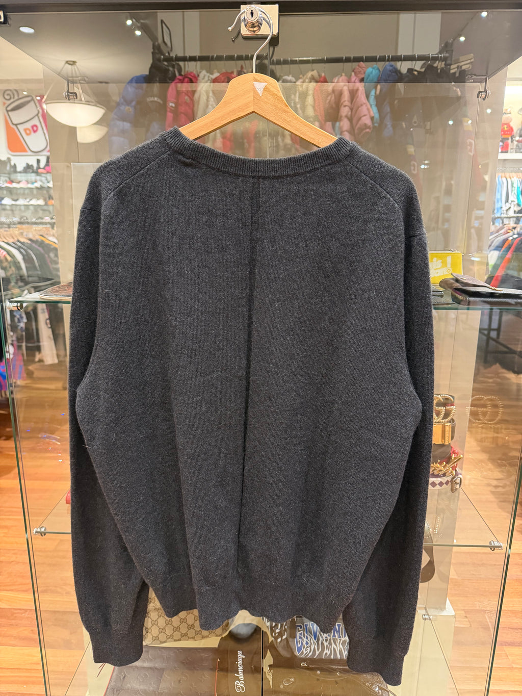 The Row Cashmere Sweater - Charcoal