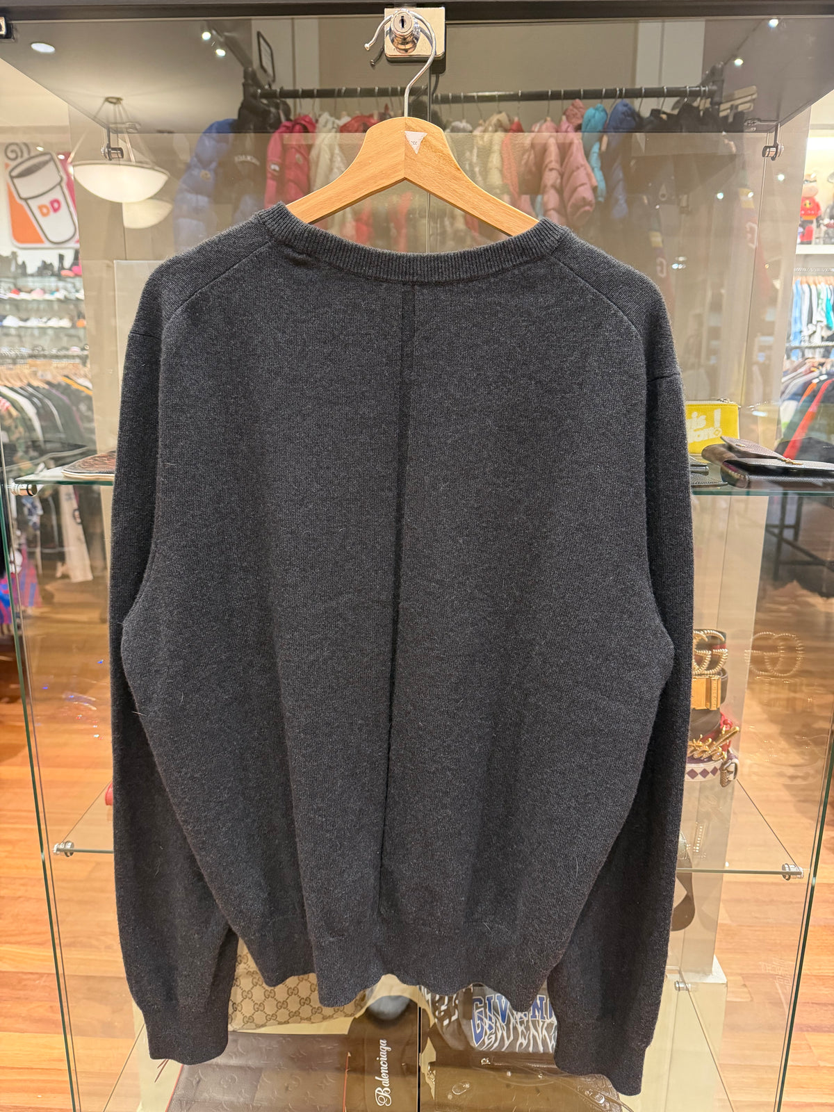 The Row Cashmere Sweater - Charcoal